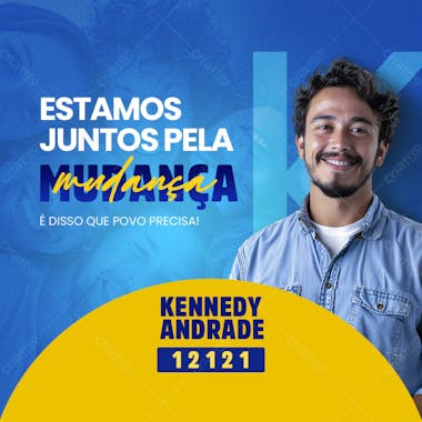 Campanha política candidato 6