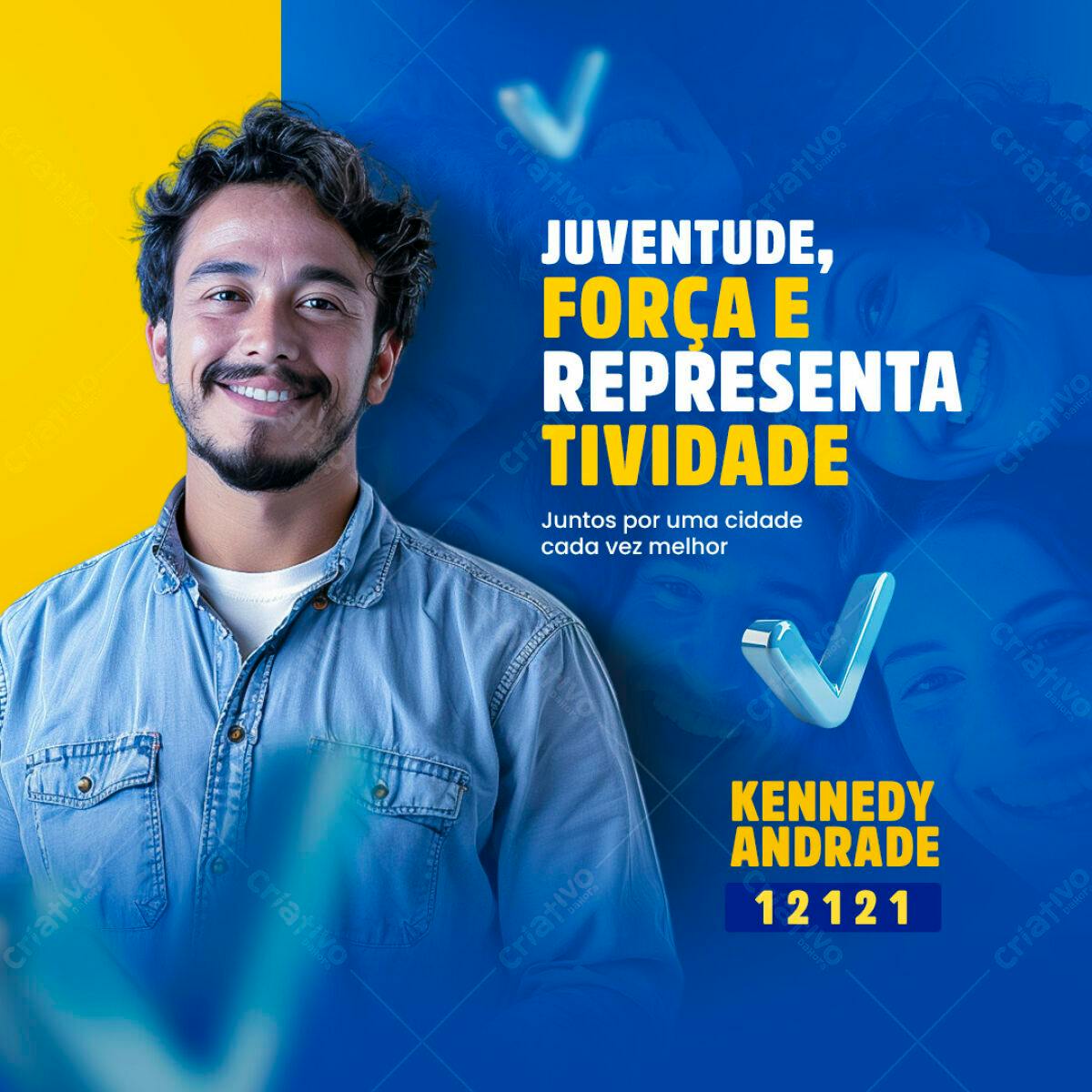 Flyer de Campanha Política PSD Editável