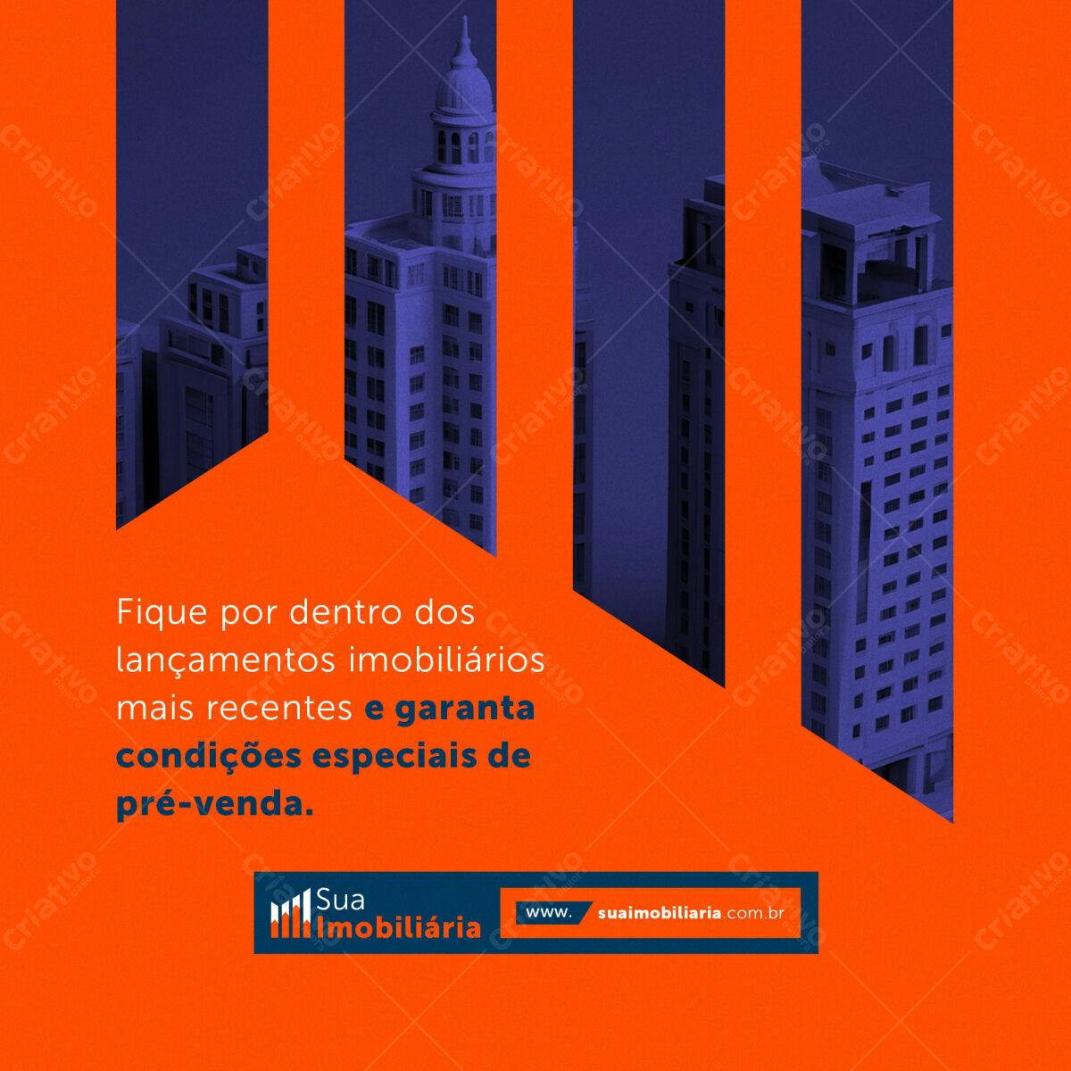Postagem para Lançamentos Imobiliários PSD Editável