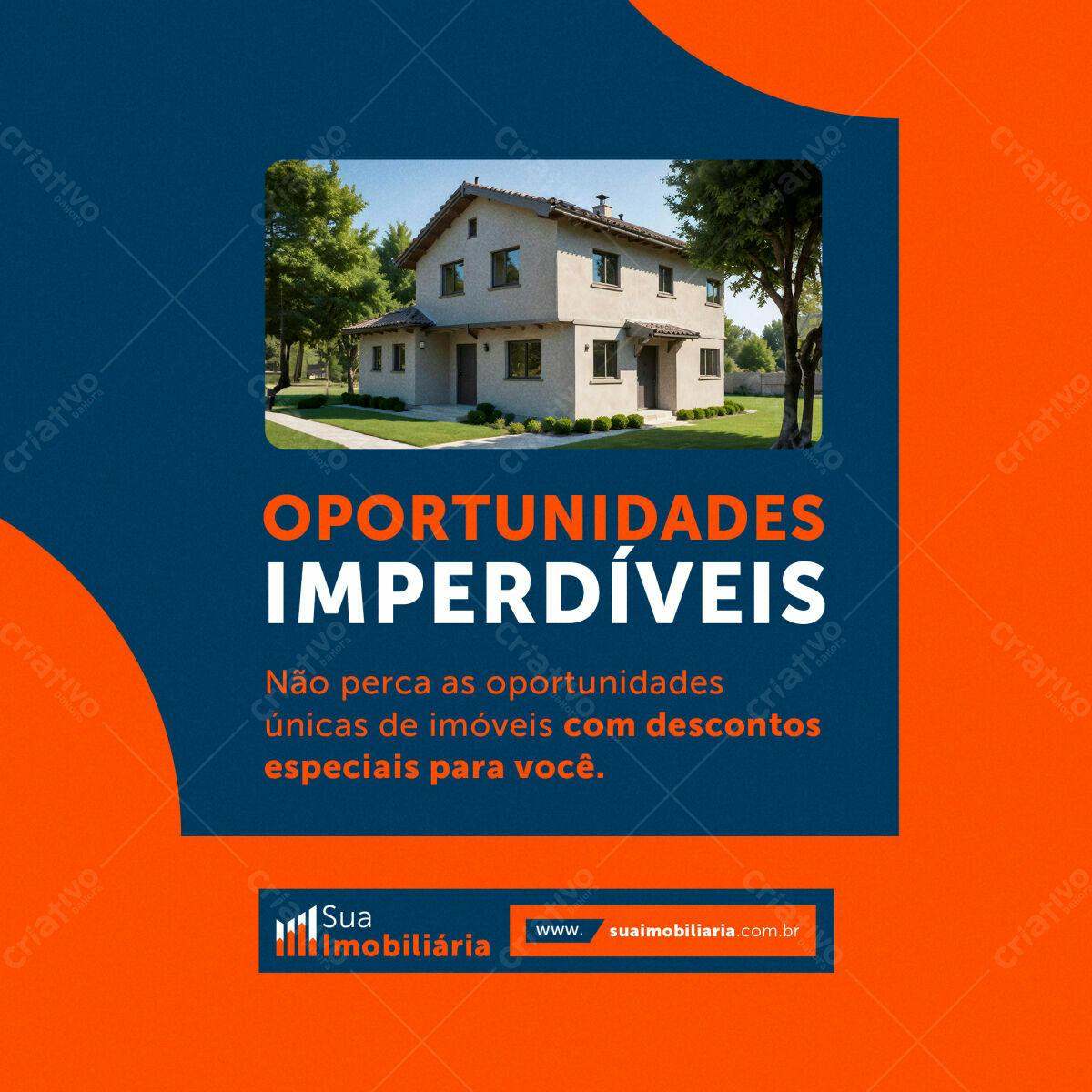 Postagem Instagram Imobiliária PSD Editável