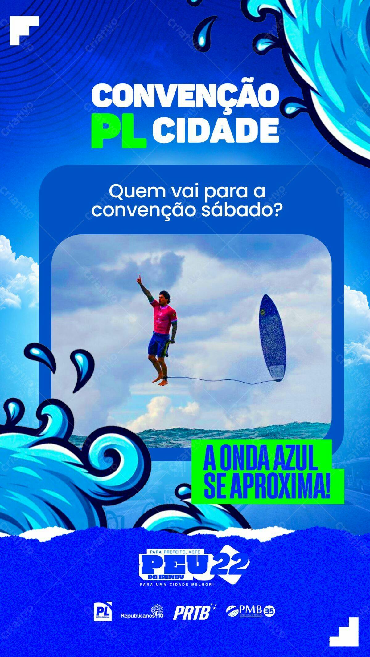 Flyer para Convenção Política PSD Editável