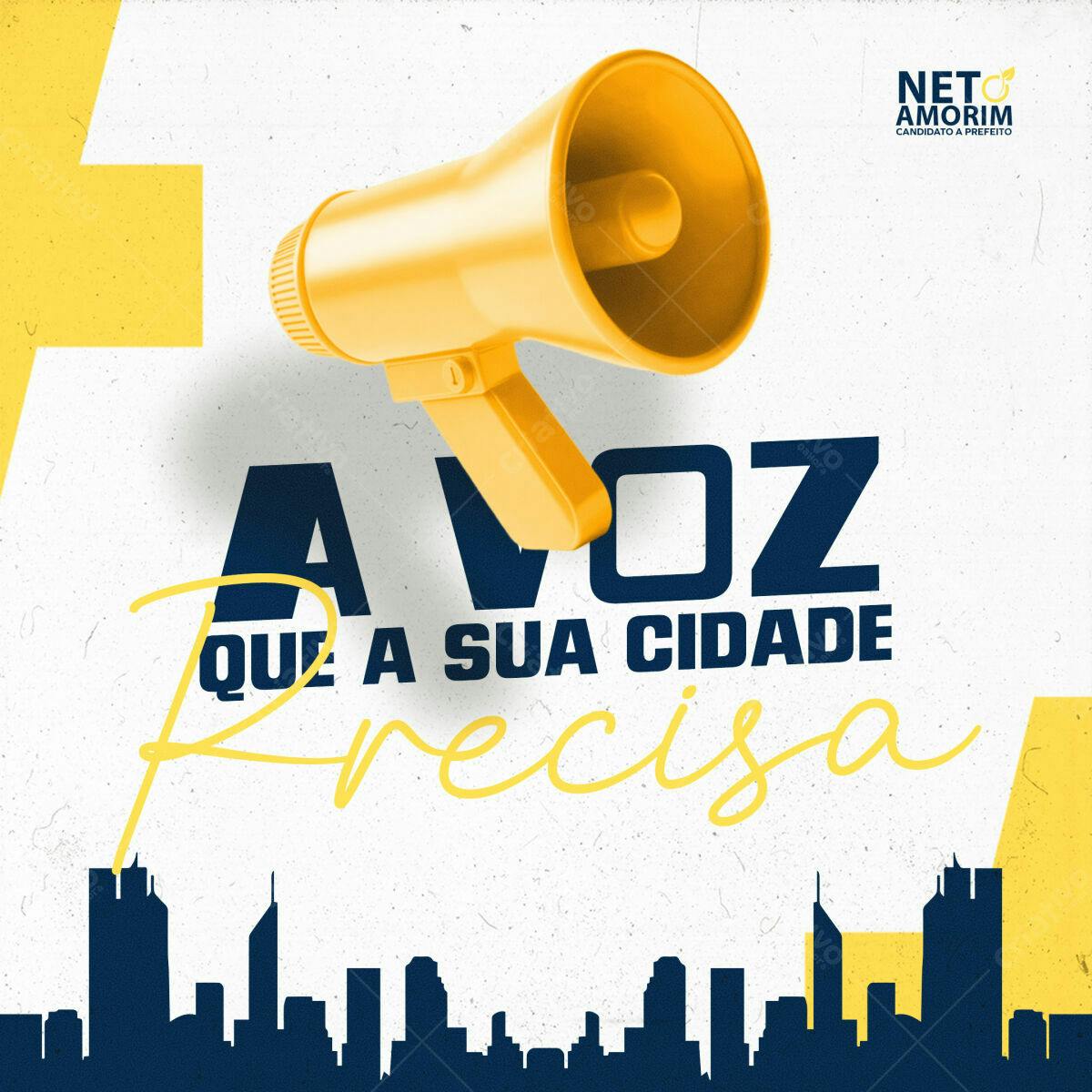 PSD para Campanha Política PSD Editável