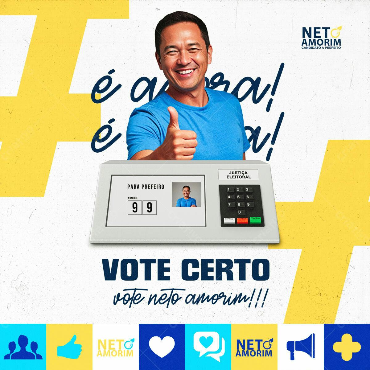 PSD para Campanha Política - Eleições PSD Editável