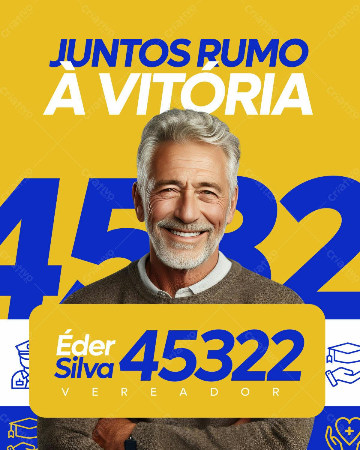 PSD para Campanha Política Eleitoral PSD Editável