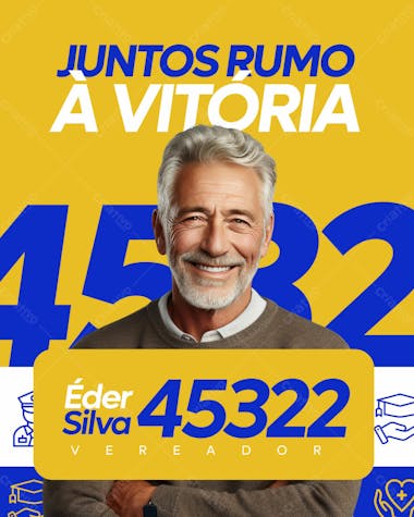 Eleições vereador santinho campanha eleitoral