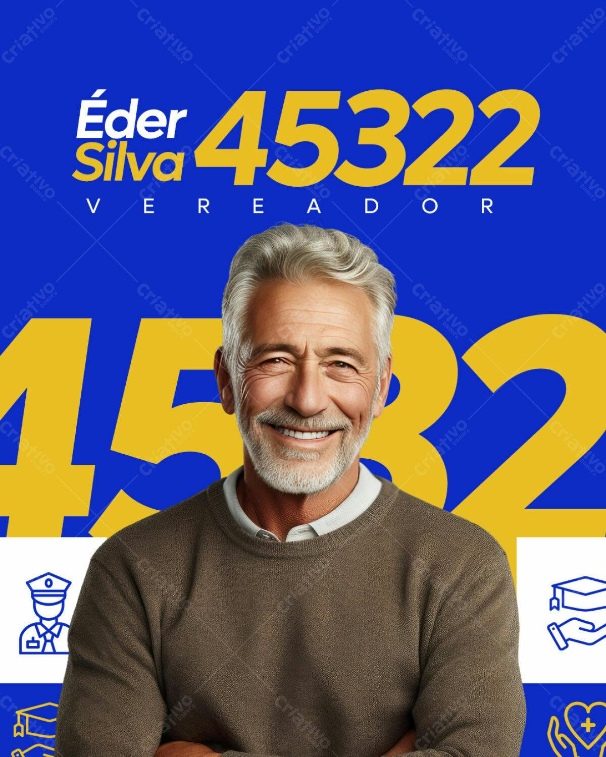 PSD para Campanha Política Eleitoral PSD Editável