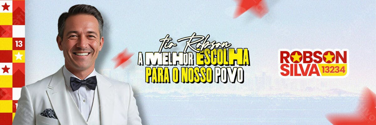 Banner Eleitoral Robson Silva PSD Editável