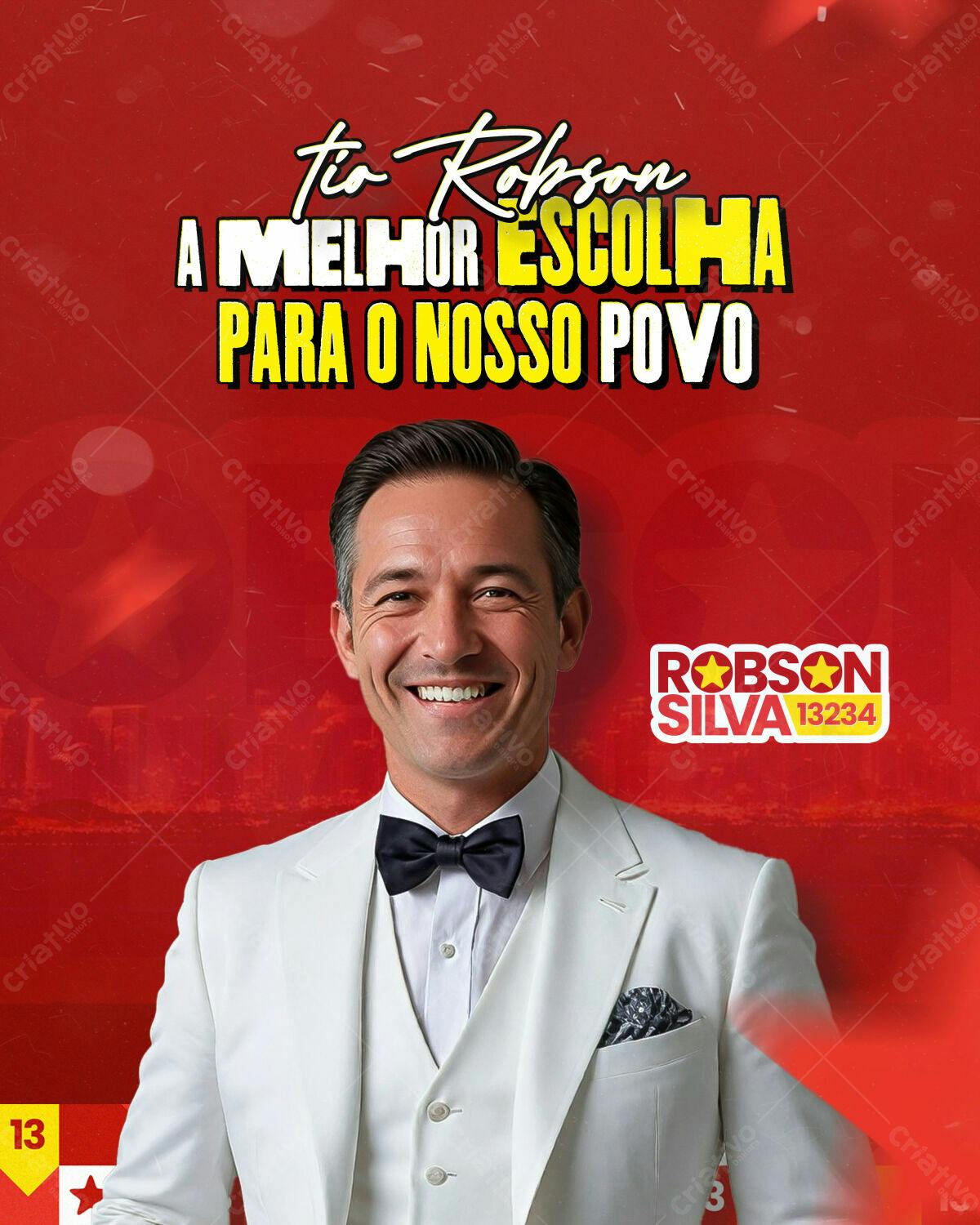 Flyer de Campanha Política PSD Editável