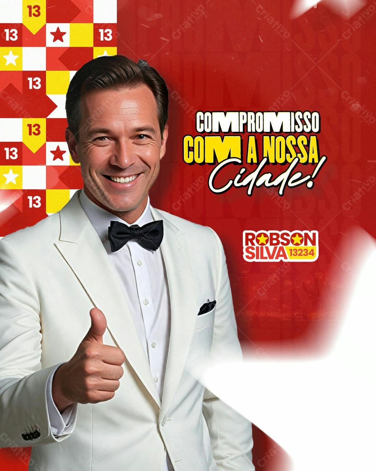 Flyer Campanha Política PSD Editável