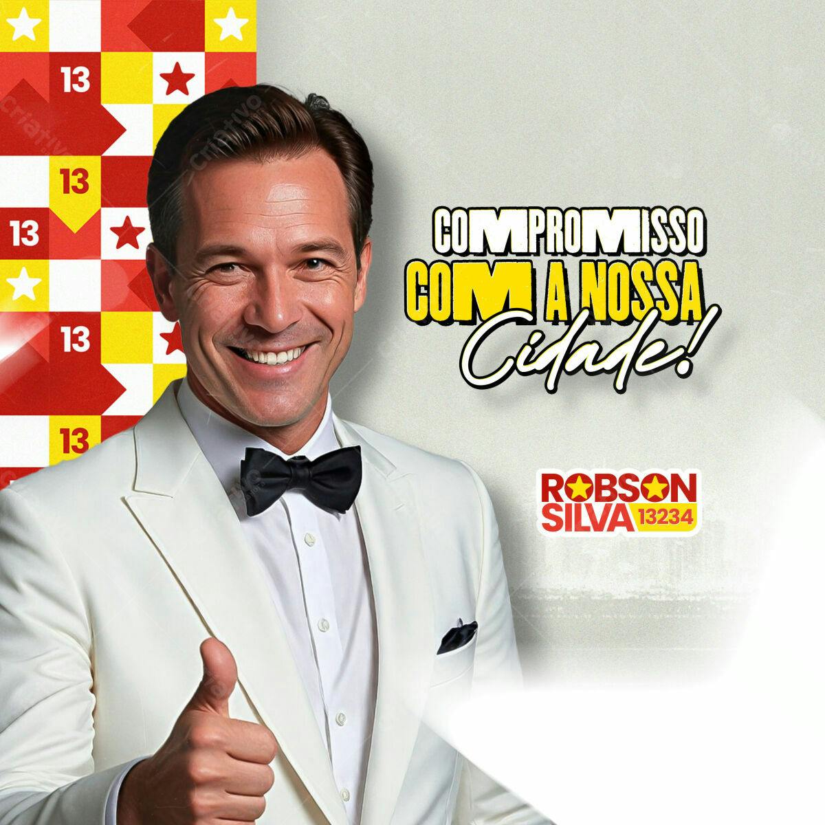 Flyer de Campanha Política PSD Editável