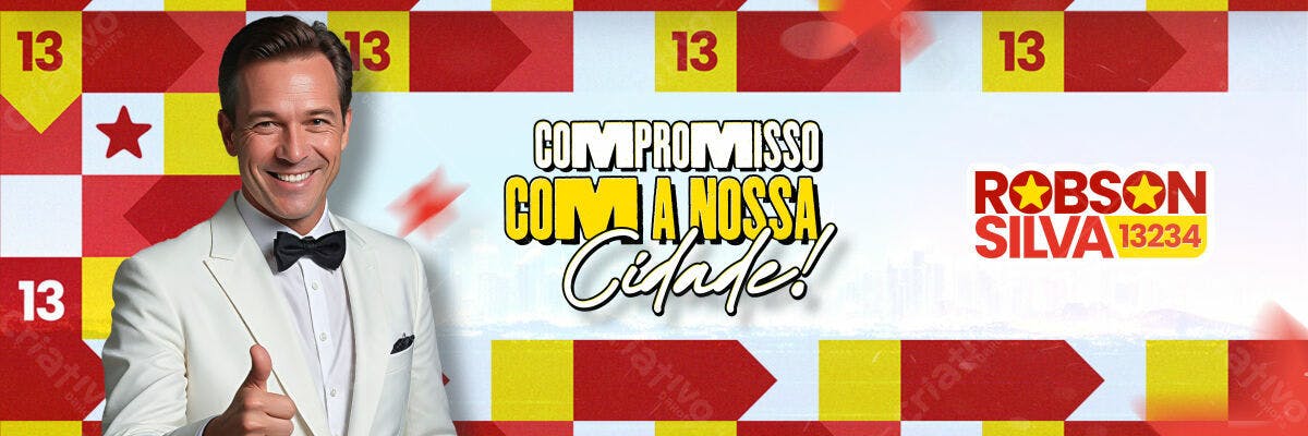 Flyer Compromisso com a Nossa Cidade PSD Editável