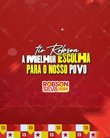 Campanha eleitoral política eleição prefeito vereador governador deputado social media psd editavél b 10