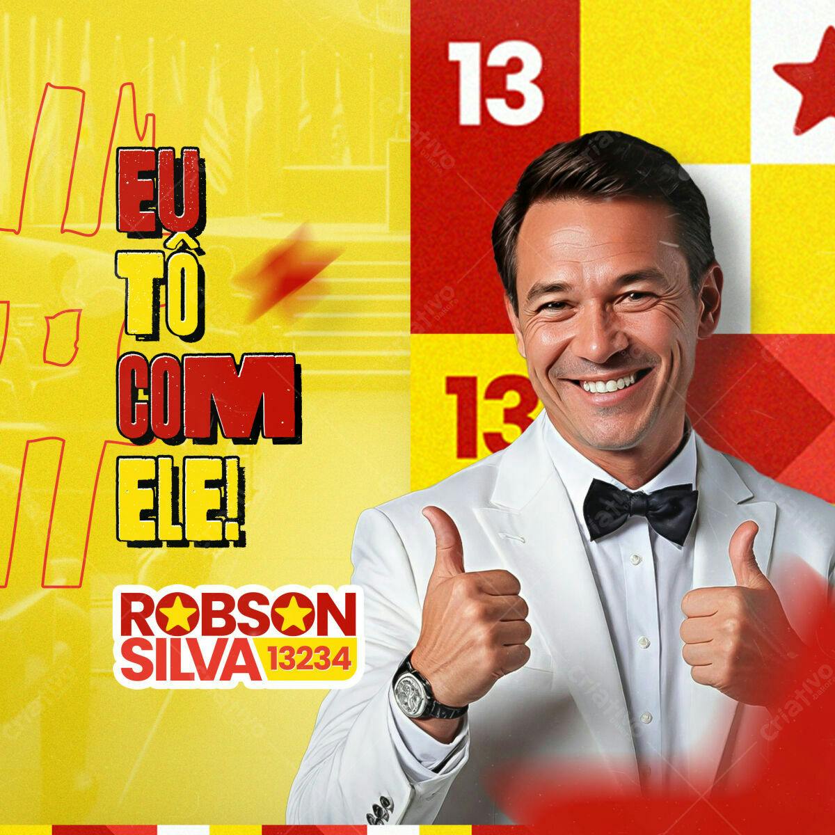 Flyer de Campanha Política PSD Editável