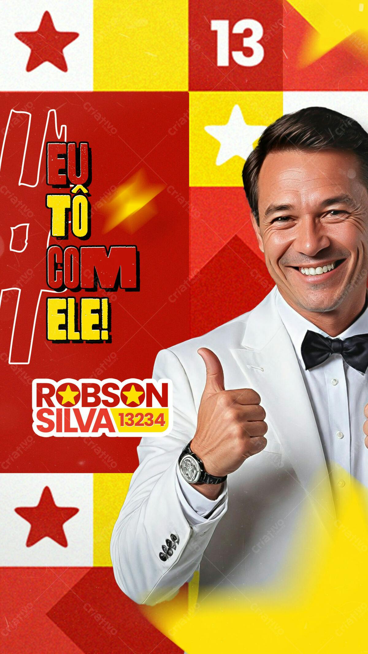 Flyer de Campanha Política PSD Editável