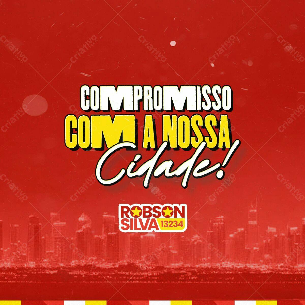Flyer Campanha Política PSD Editável