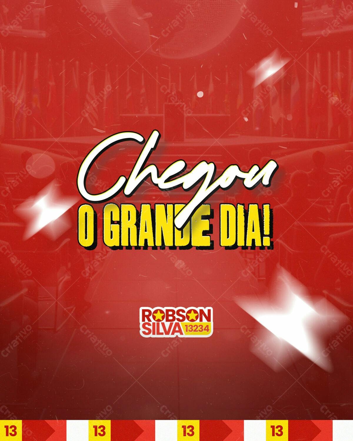 Flyer para Anúncio de Evento PSD Editável