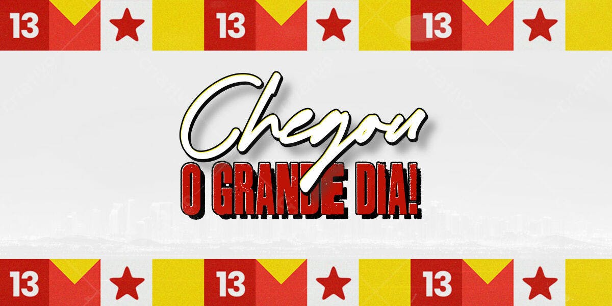 Flyer Chegou o Grande Dia PSD Editável