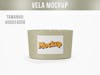 Aromatic candle mockup