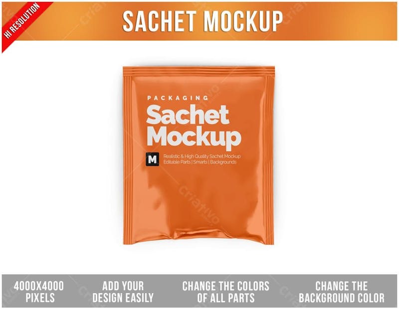 Sachê mockup