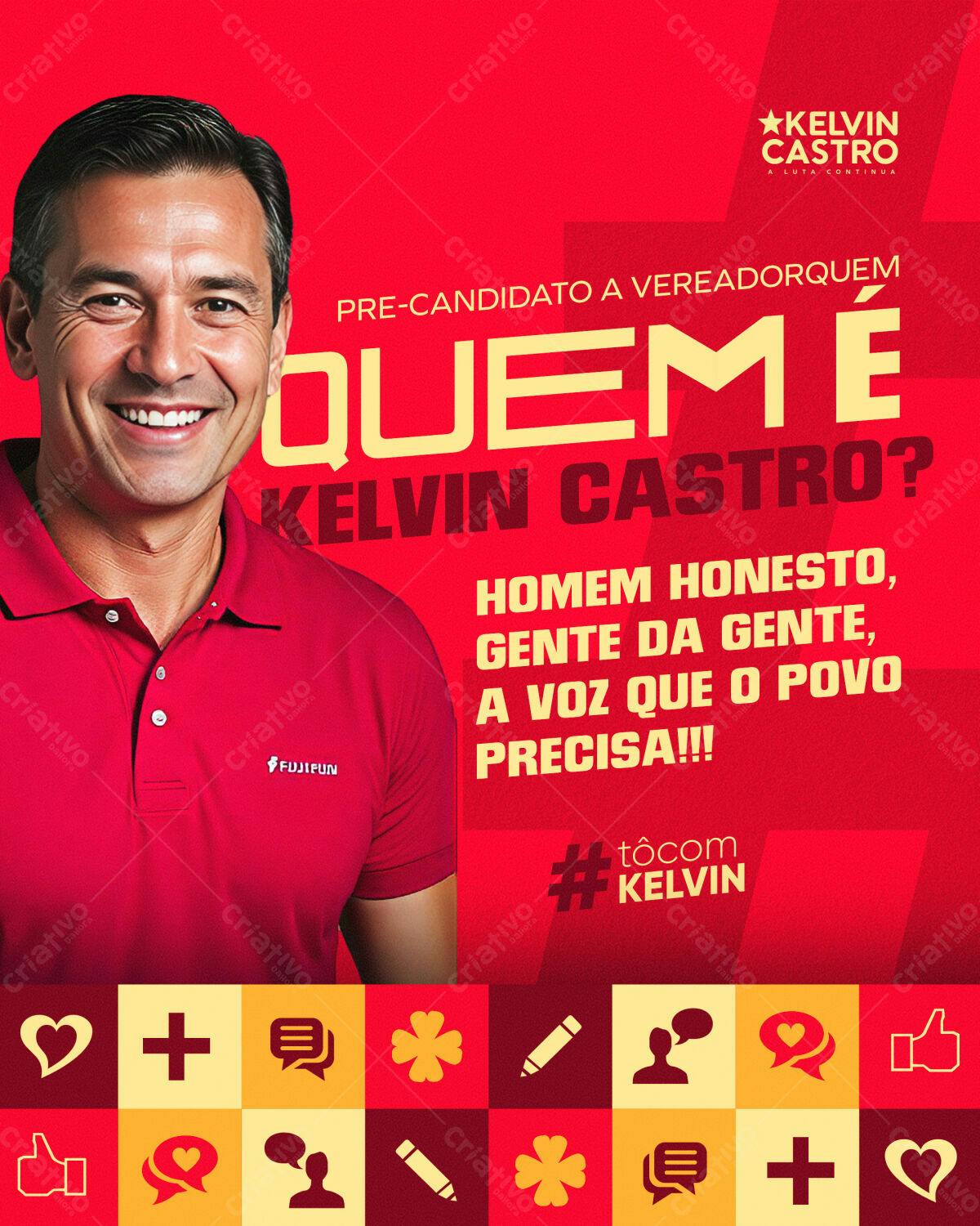 PSD para Campanha Política PSD Editável