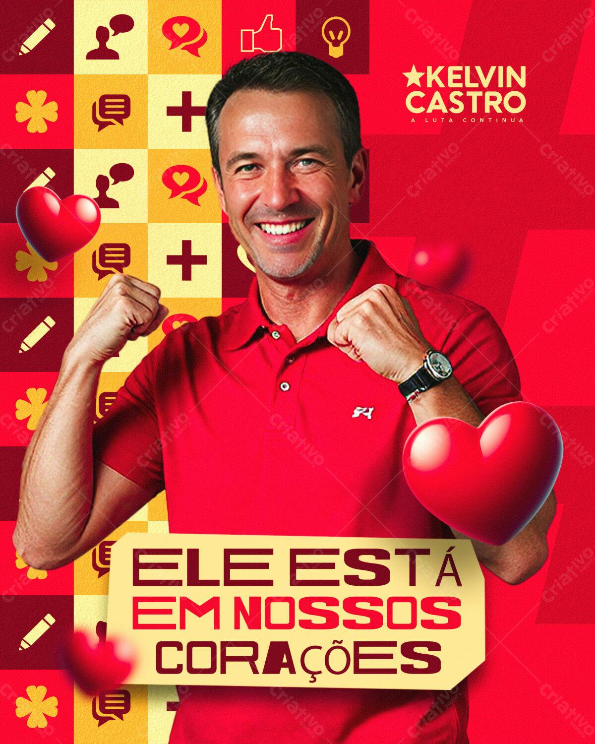 Flyer para homenagem PSD Editável