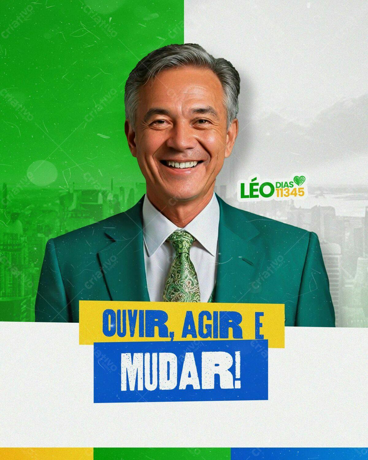 PSD para Campanha Política PSD Editável
