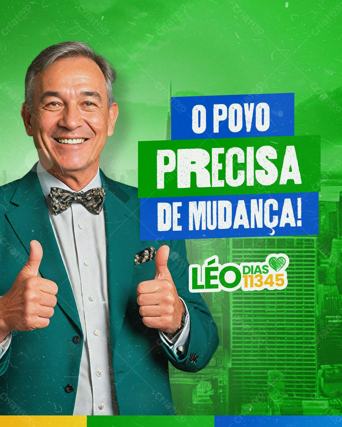 Flyer de Campanha Política PSD Editável