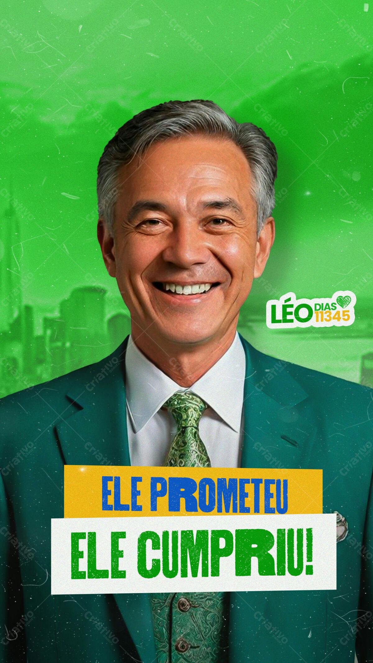PSD para Campanha Política PSD Editável
