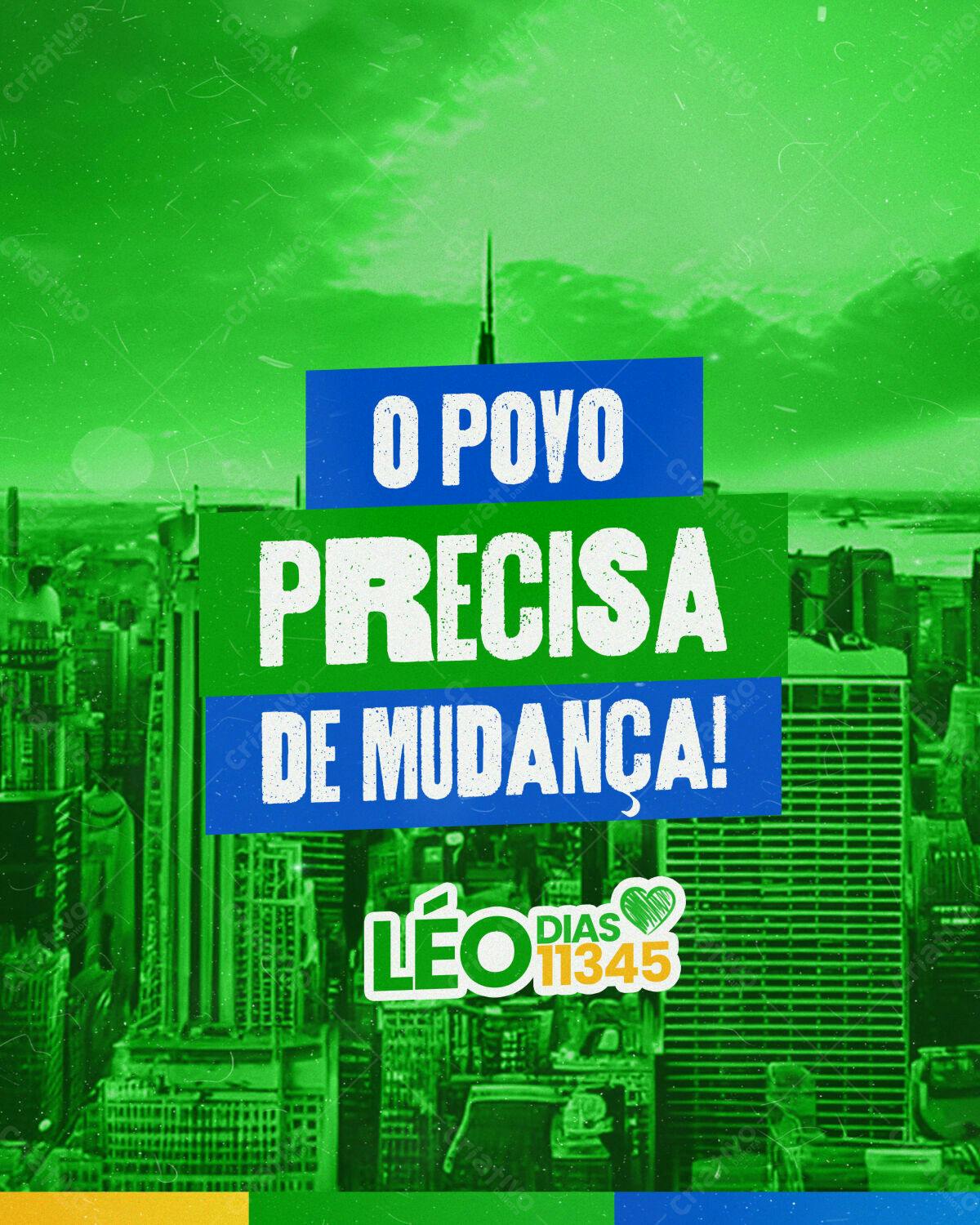 Flyer Campanha Política PSD Editável