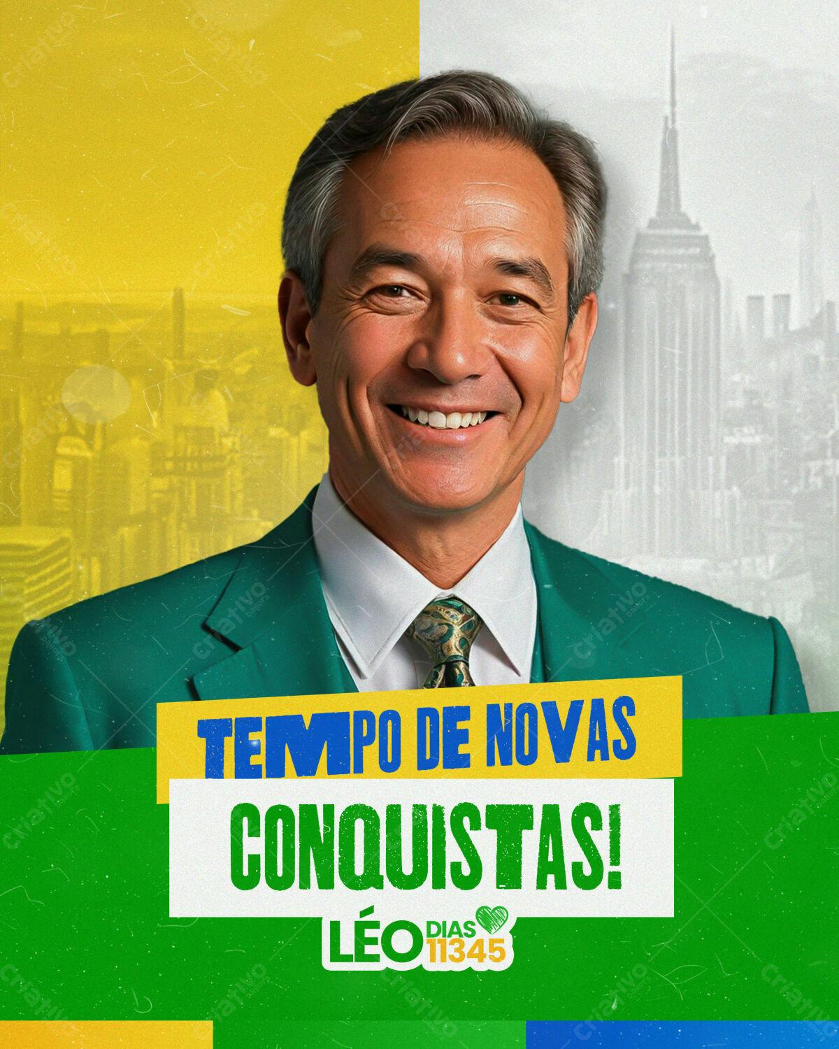 Flyer Campanha Política PSD Editável