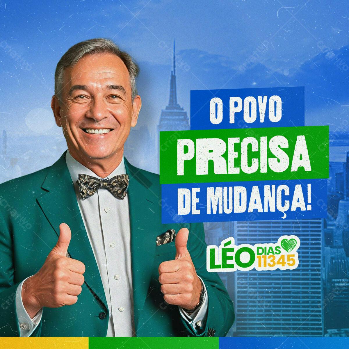 Flyer Campanha Política PSD Editável
