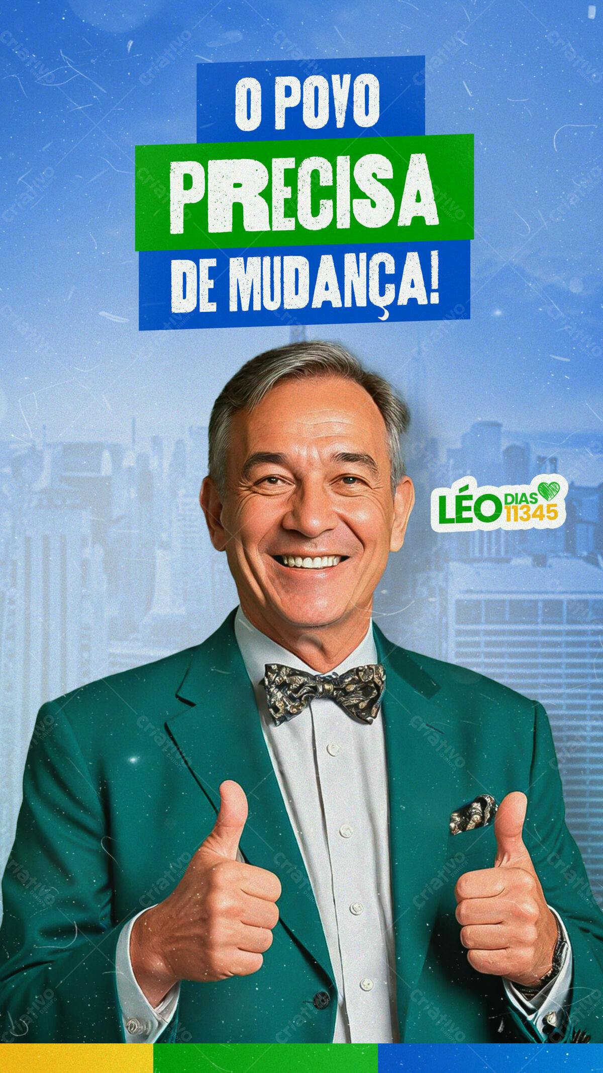 Flyer de Campanha Política PSD Editável