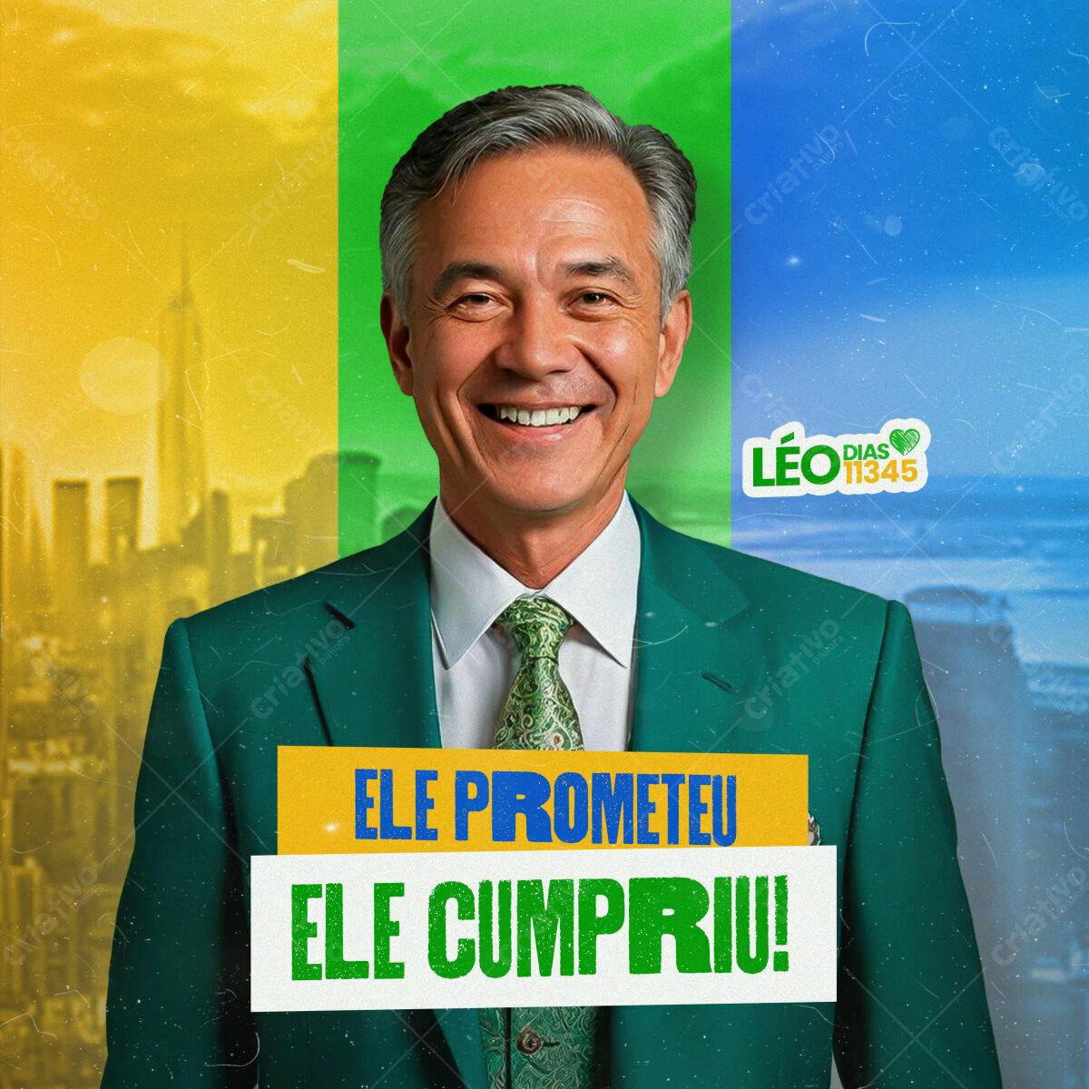 PSD para Campanha Política PSD Editável