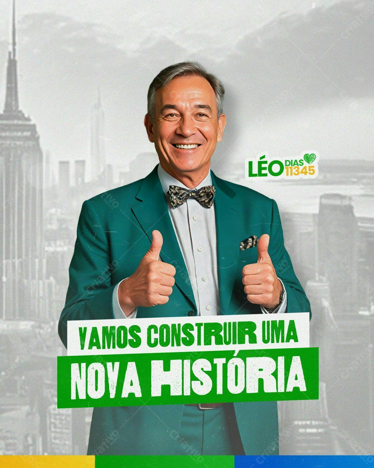 Flyer de Campanha Política PSD Editável