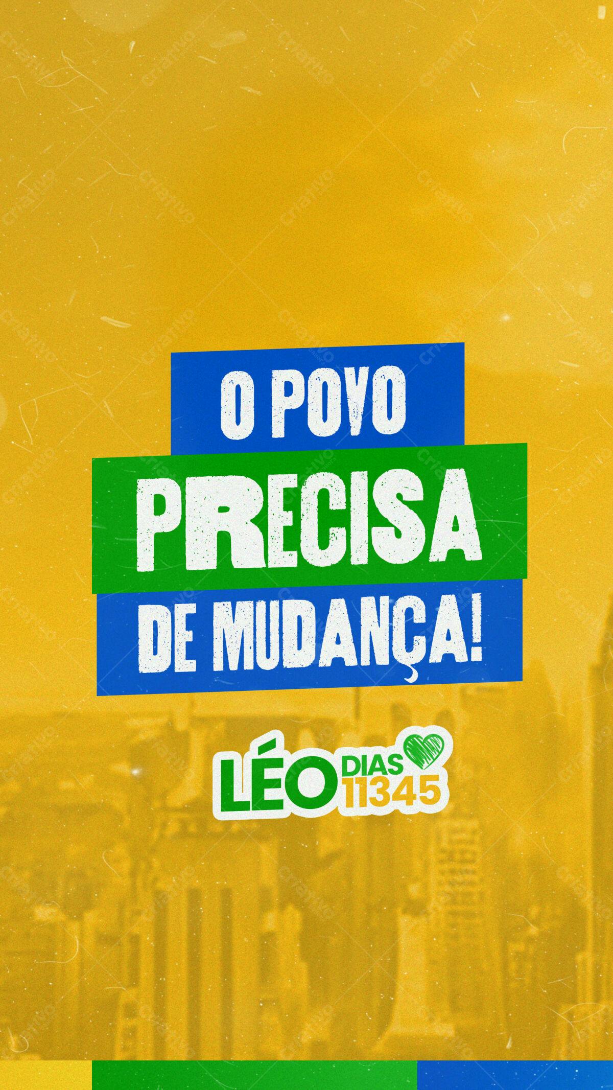Flyer para Campanha Política PSD Editável