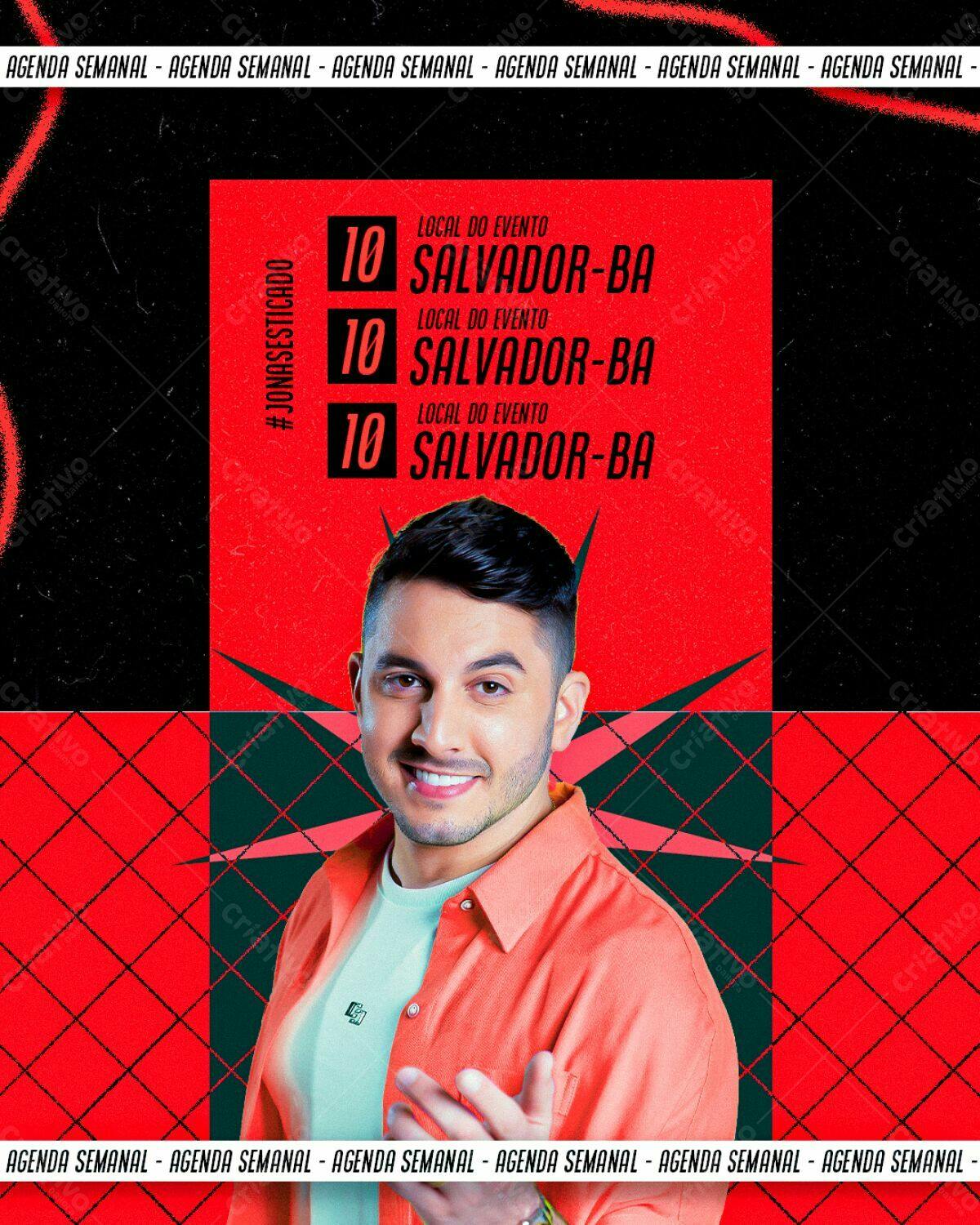 Flyer para Evento em Salvador PSD Editável