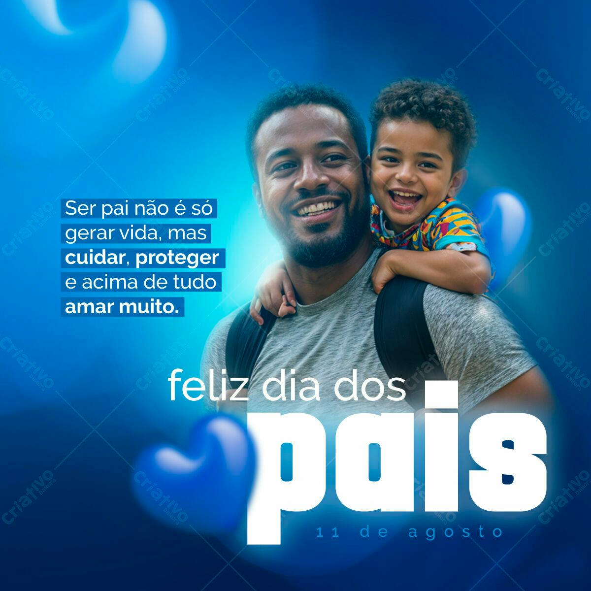 Postagem Dia dos Pais PSD Editável