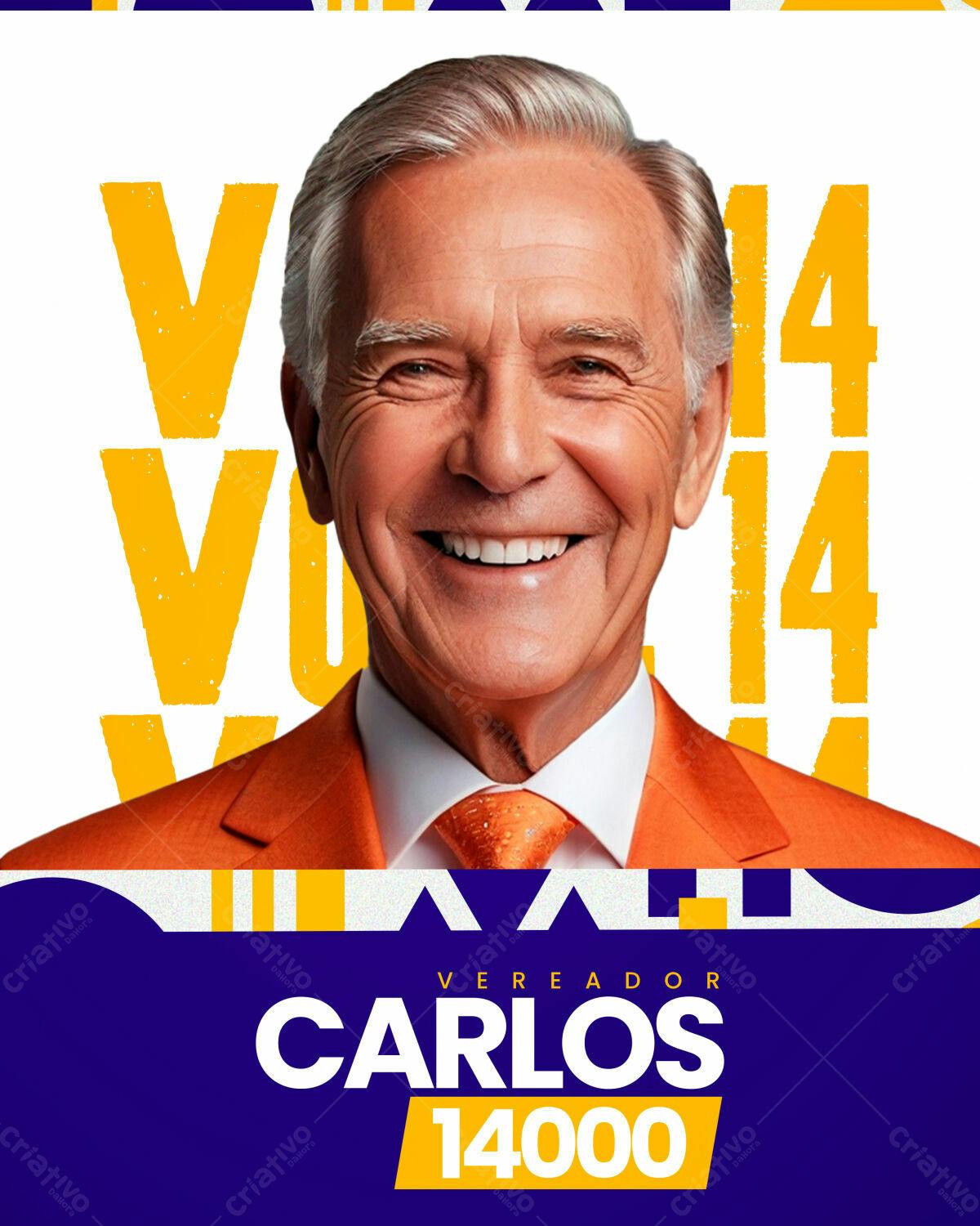 Flyer para Campanha Política PSD Editável