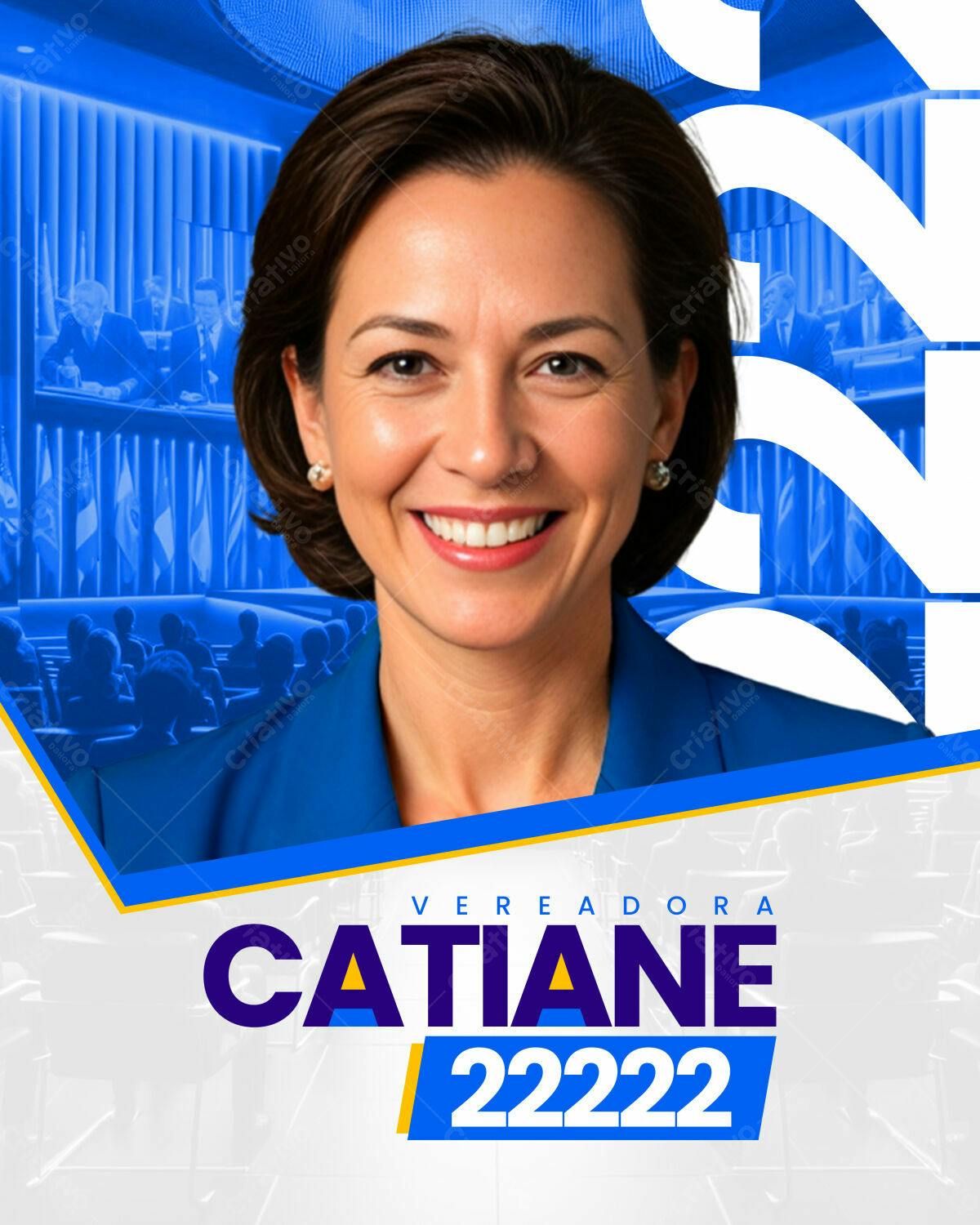 PSD para Campanha Política - Vereadora PSD Editável