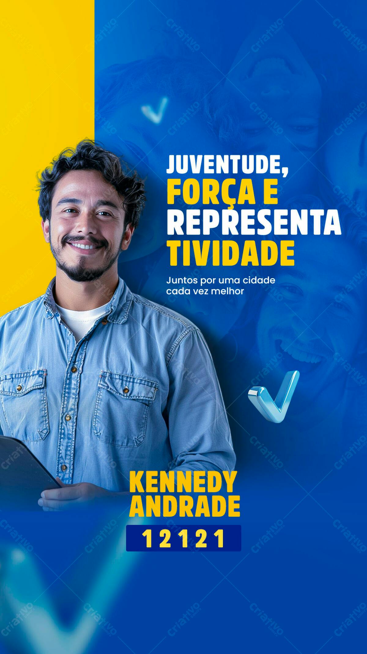 Flyer de Campanha Política PSD Editável