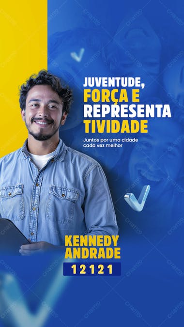 Story campanha política candidato 7