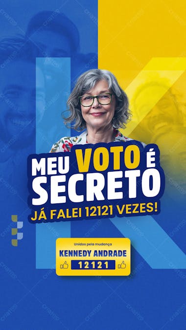 Story campanha política candidato 9