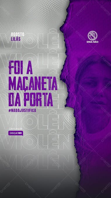 Agosto lila mês de prevenção contra violencia domentista