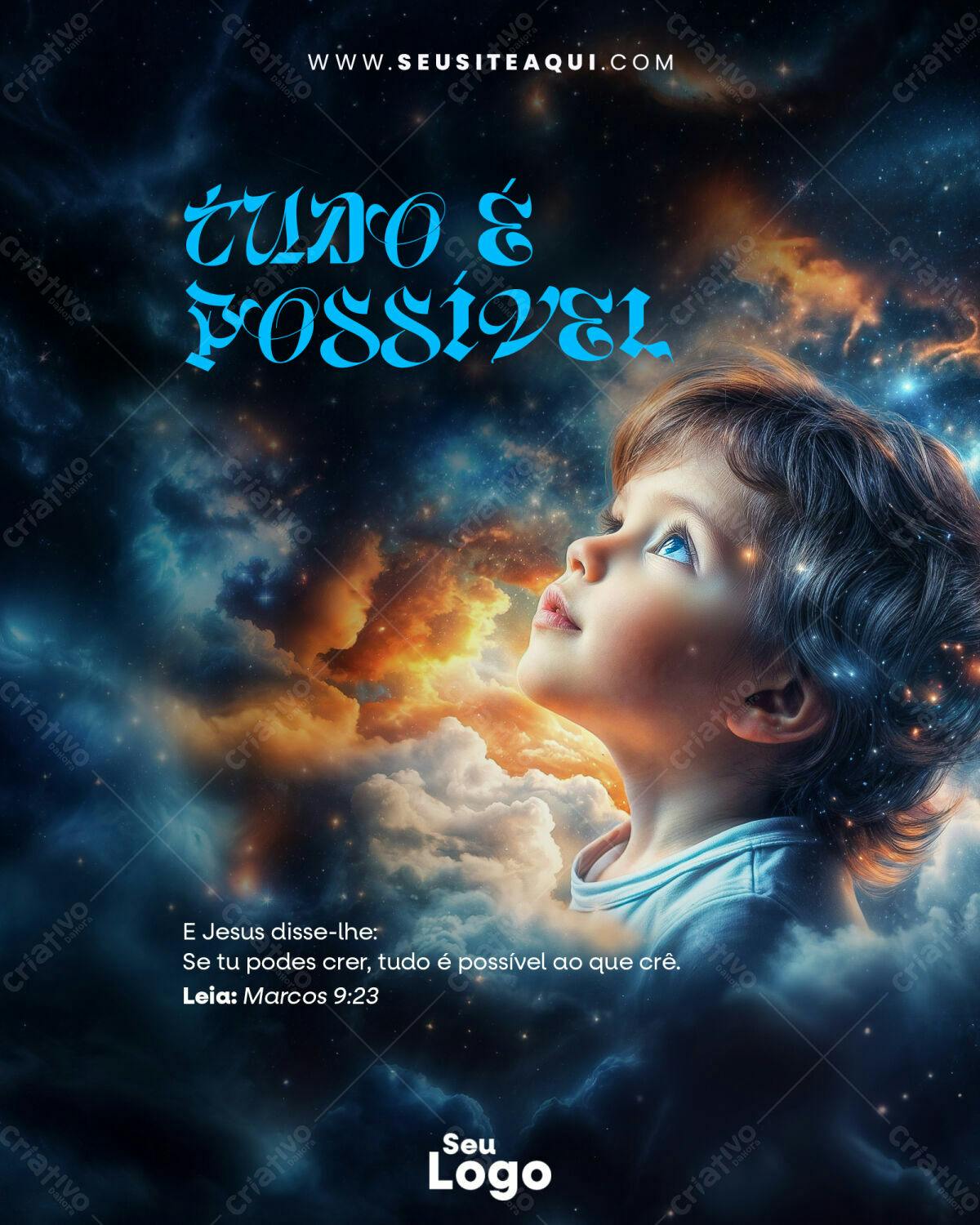 Flyer para Igreja PSD Editável