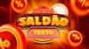 Selo 3d mega saldão texto editável