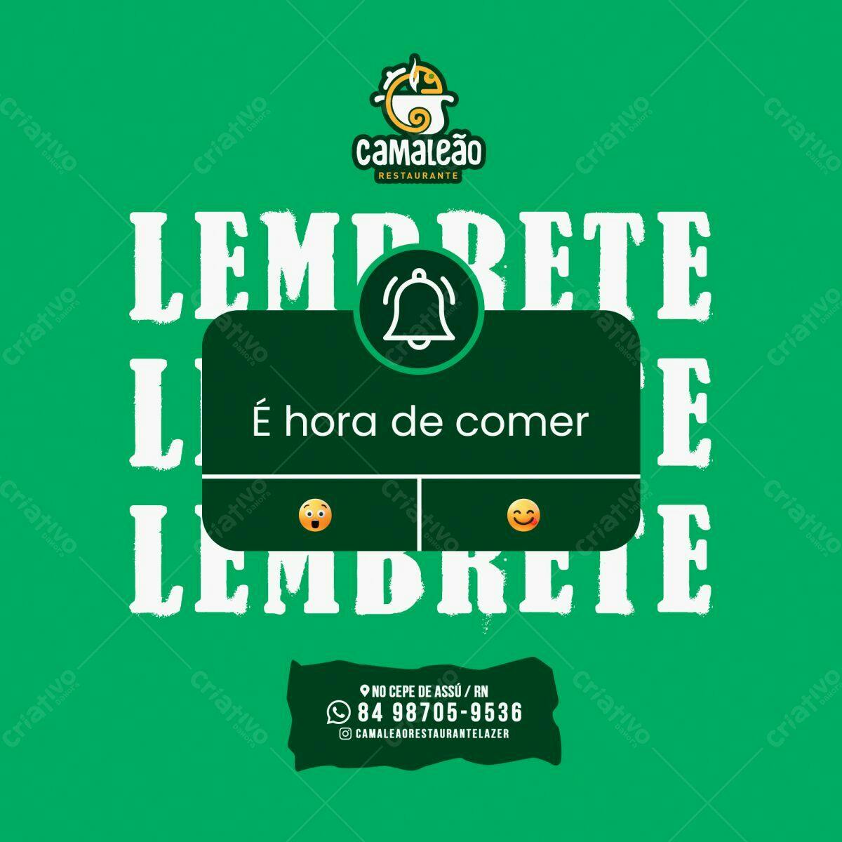 Postagem para Restaurante PSD Editável