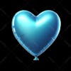 3d heart balloon