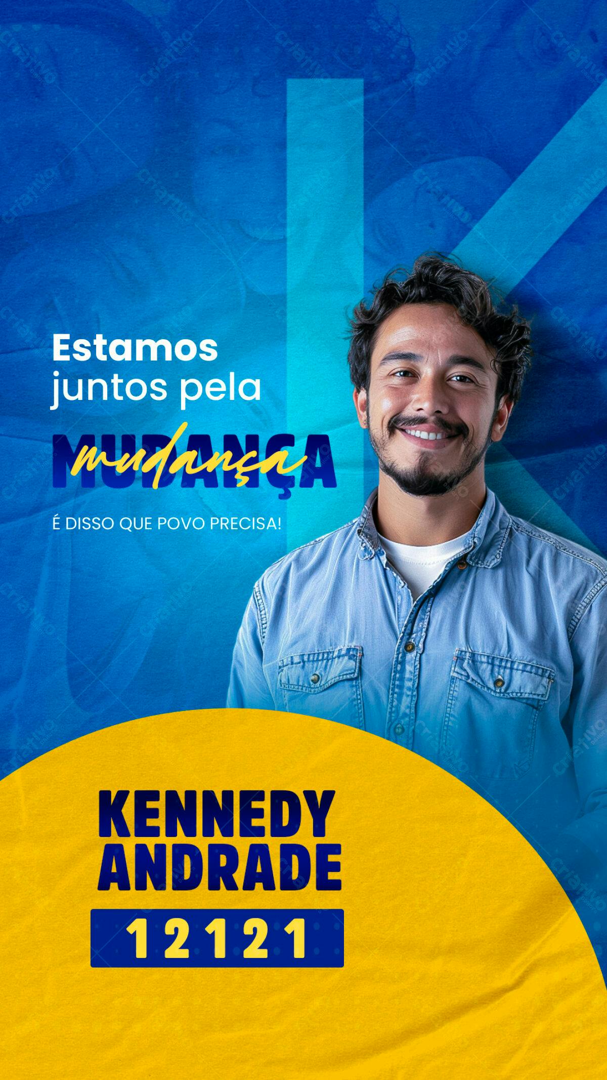 Flyer de Campanha Política PSD Editável