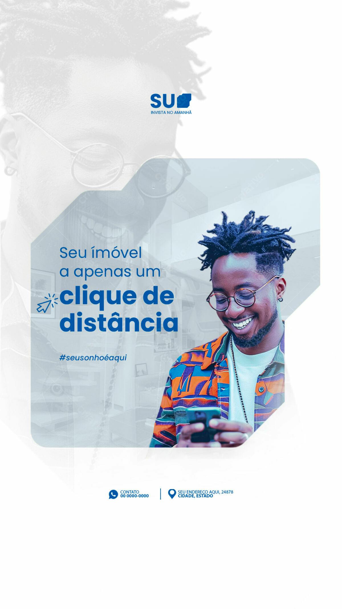 Postagem Imóveis para Redes Sociais PSD Editável