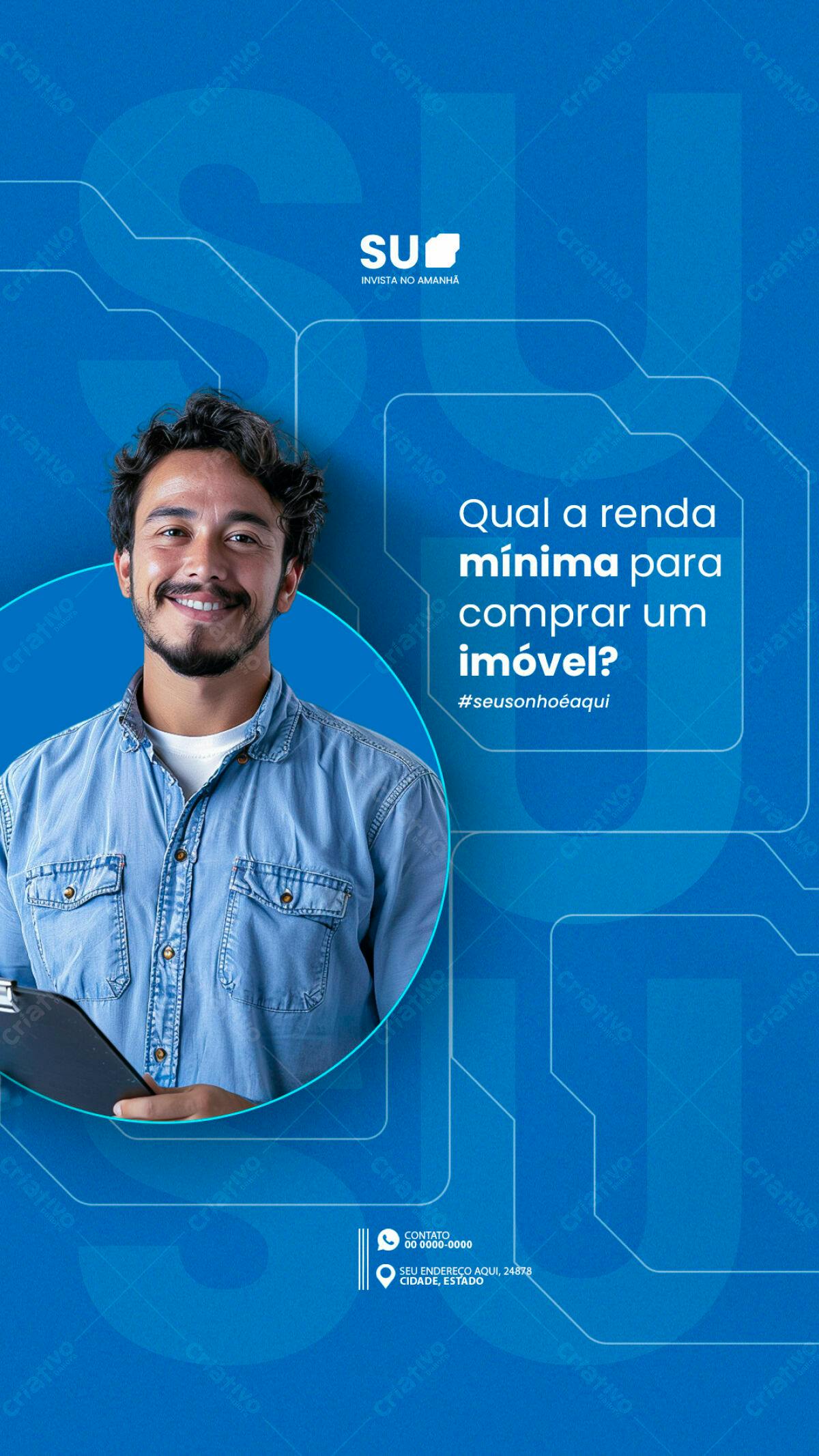 Flyer Imobiliário para Compra de Imóvel PSD Editável